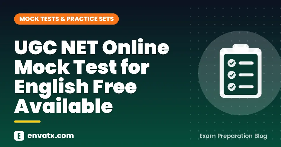 UGC NET Online Mock Test for English Free Available