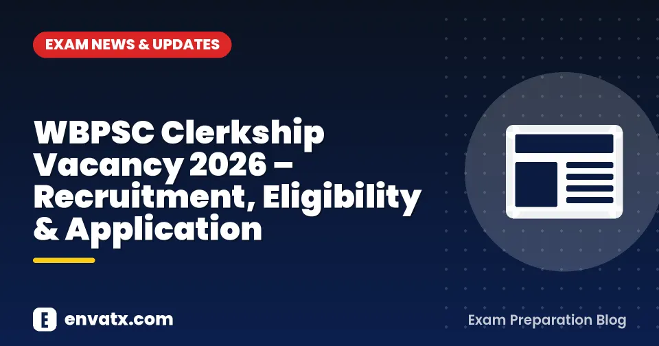 WBPSC Clerkship Vacancy 2026 – Recruitment, Eligibility & Application