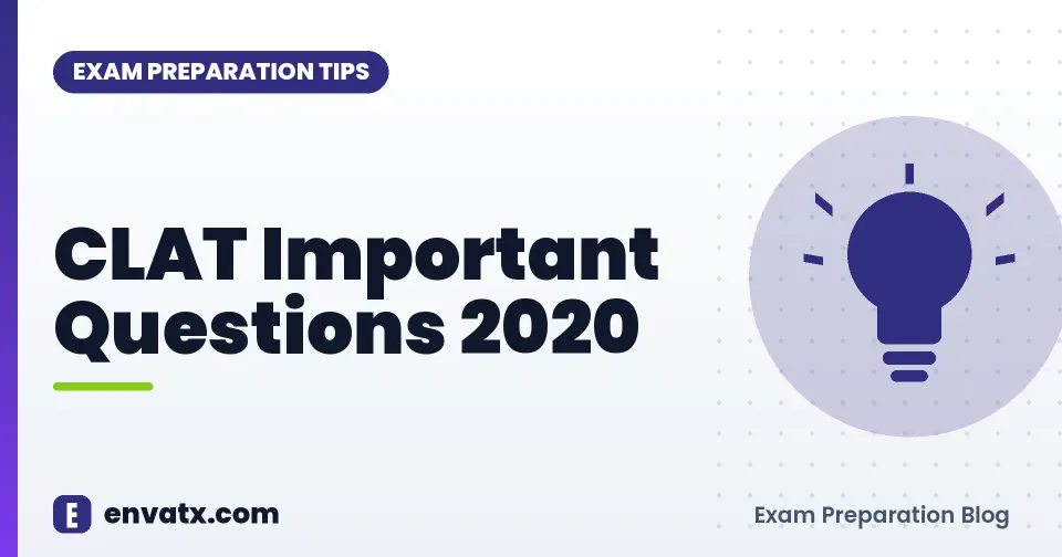 CLAT Important Questions 2020