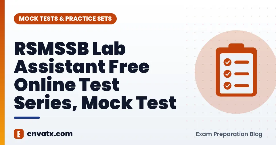 RSMSSB Lab Assistant Free Online Test Series, Mock Test