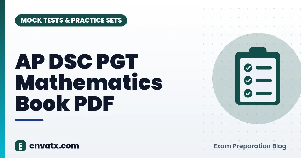 AP DSC PGT Mathematics Book PDF