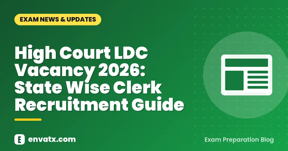 High Court LDC Vacancy 2026: State Wise Clerk Recruitment Guide