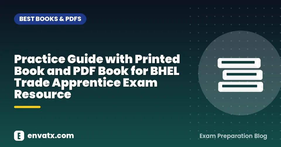 Practice Guide with Printed Book and PDF Book for BHEL Trade Apprentice Exam Resource