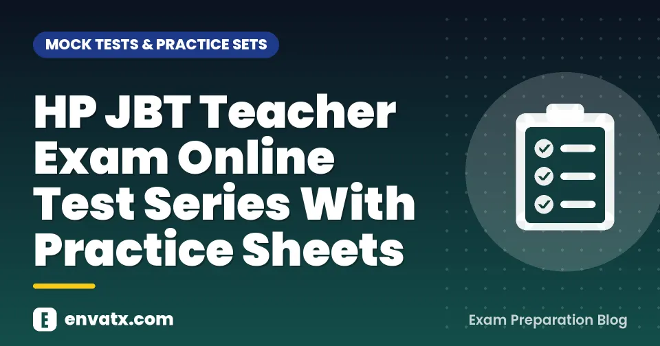 HP JBT Teacher Exam Online Test Series With Practice Sheets