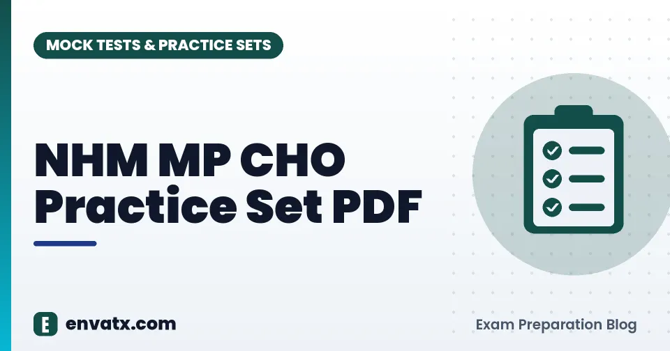 NHM MP CHO Practice Set PDF