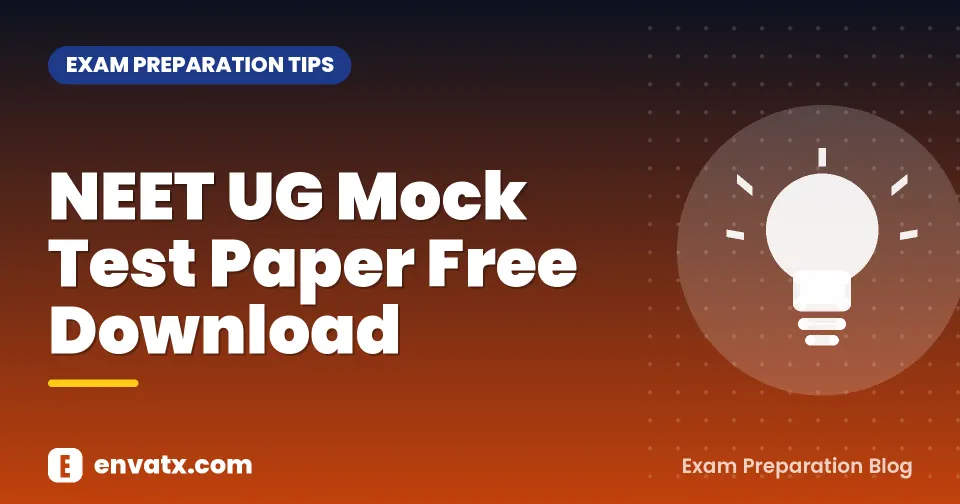 NEET UG Mock Test Paper Free Download