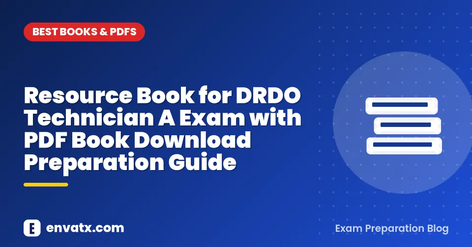 Resource Book for DRDO Technician A Exam with PDF Book Download Preparation Guide
