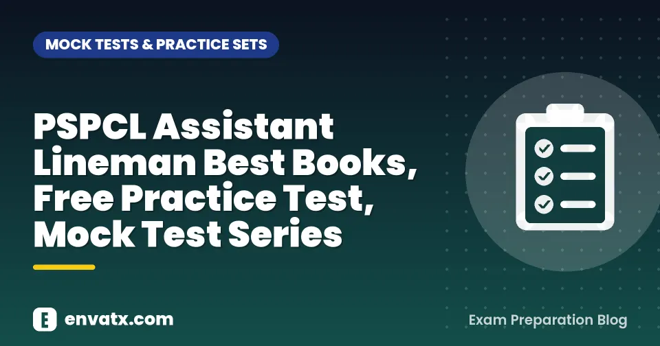 PSPCL Assistant Lineman Best Books, Free Practice Test, Mock Test Series
