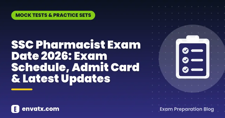 SSC Pharmacist Exam Date 2026: Exam Schedule, Admit Card & Latest Updates