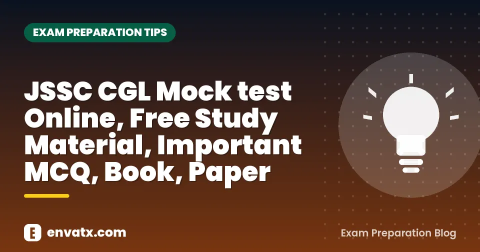 JSSC CGL Mock test Online, Free Study Material, Important MCQ, Book, Paper