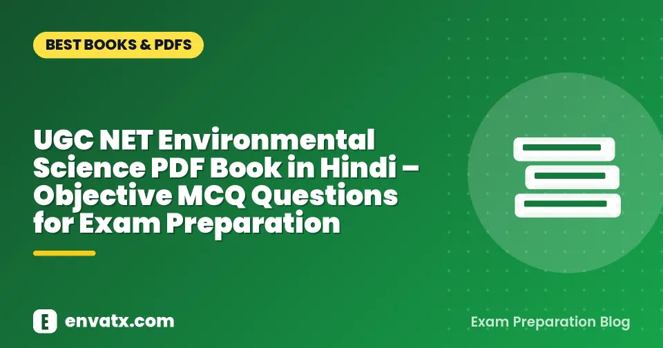 UGC NET Environmental Science PDF Book in Hindi – Objective MCQ Questions for Exam Preparation