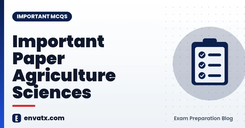Important Paper Agriculture Sciences