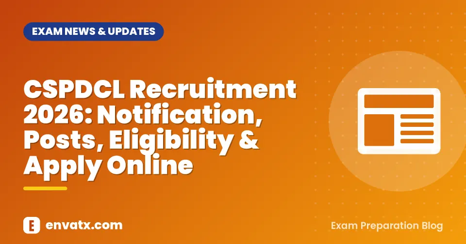 CSPDCL Recruitment 2026: Notification, Posts, Eligibility & Apply Online