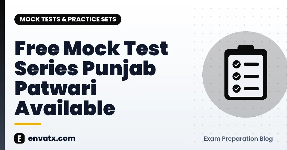 Free Mock Test Series Punjab Patwari Available
