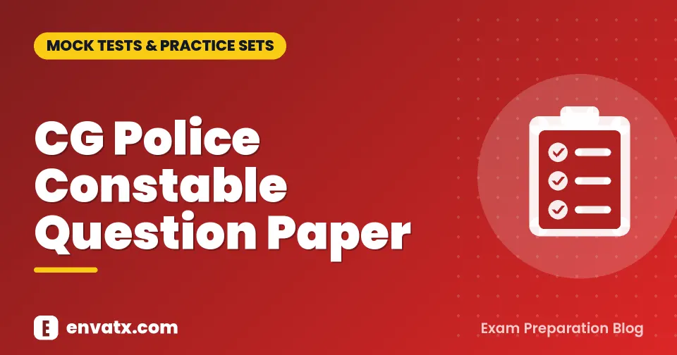 CG Police Constable Question Paper