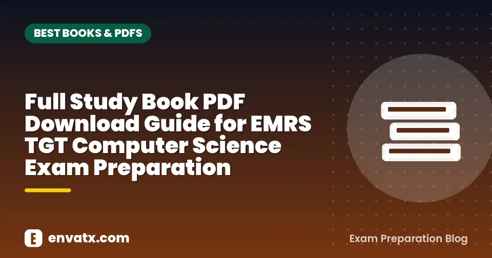 Full Study Book PDF Download Guide for EMRS TGT Computer Science Exam Preparation
