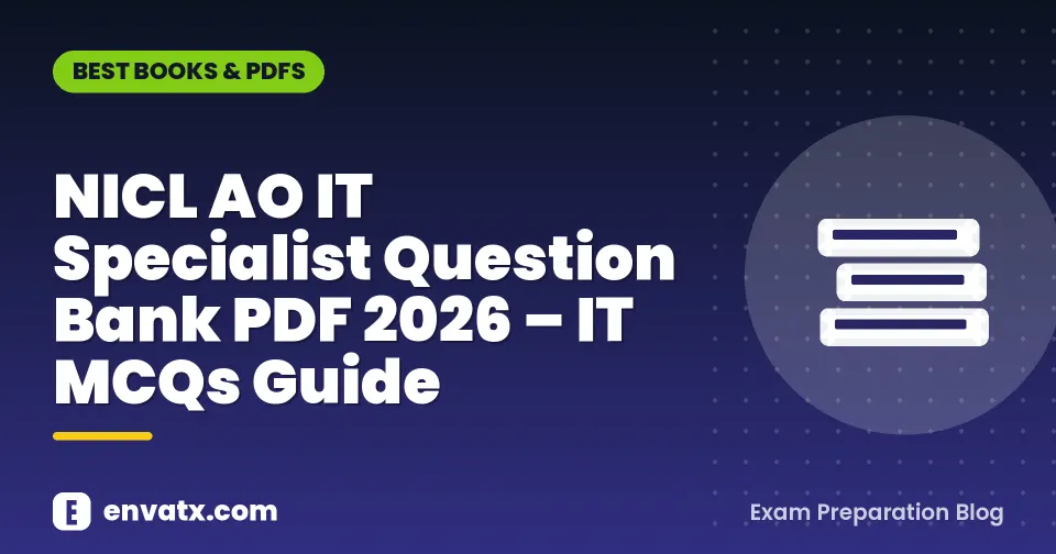 NICL AO IT Specialist Question Bank PDF 2026 – IT MCQs Guide