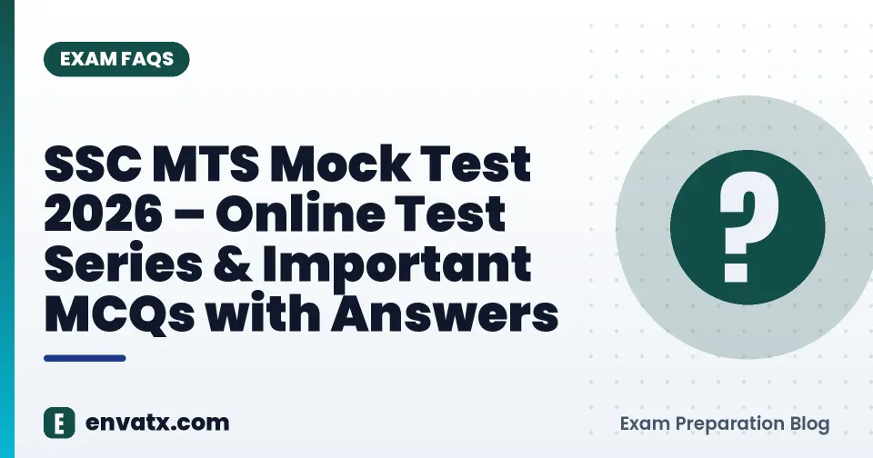 SSC MTS Mock Test 2026 – Online Test Series & Important MCQs with Answers