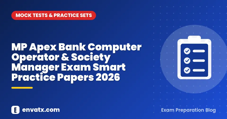 MP Apex Bank Computer Operator & Society Manager Exam Smart Practice Papers 2026