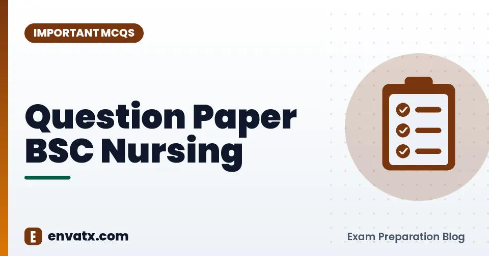 Question Paper BSC Nursing
