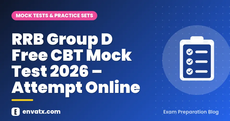 RRB Group D Free CBT Mock Test 2026 – Attempt Online