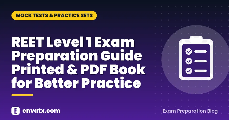 REET Level 1 Exam Preparation Guide Printed & PDF Book for Better Practice
