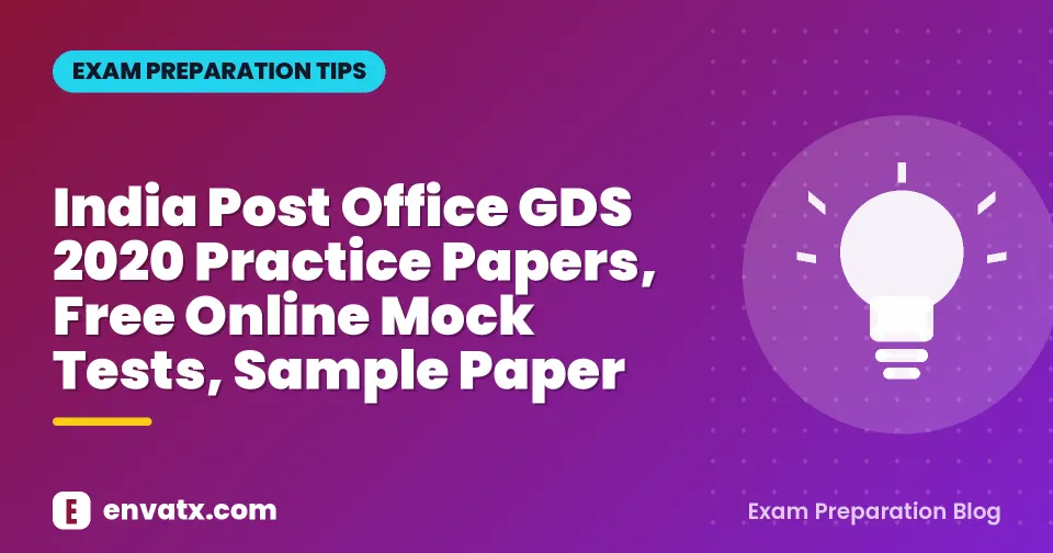 India Post Office GDS 2020 Practice Papers, Free Online Mock Tests, Sample Paper