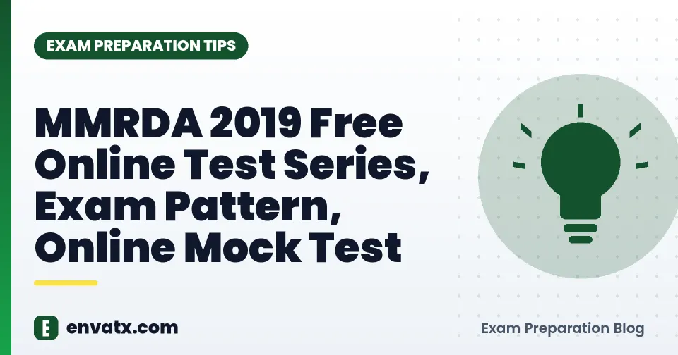 MMRDA 2019 Free Online Test Series, Exam Pattern, Online Mock Test