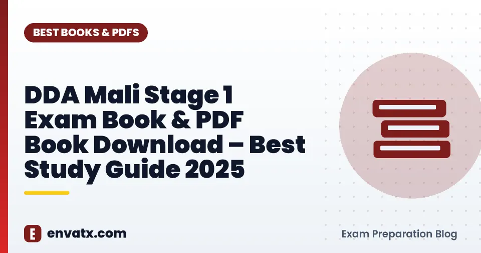 DDA Mali Stage 1 Exam Book & PDF Book Download – Best Study Guide 2025