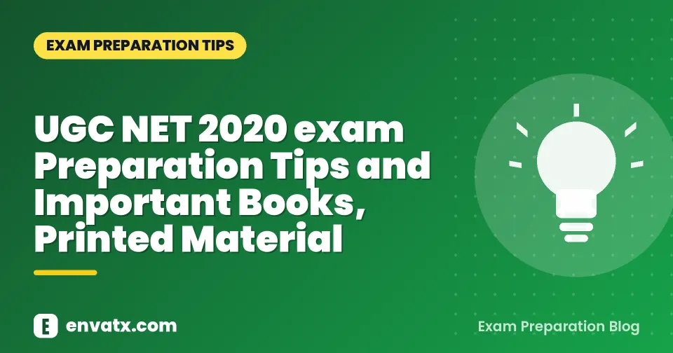UGC NET 2020 exam Preparation Tips and Important Books, Printed Material