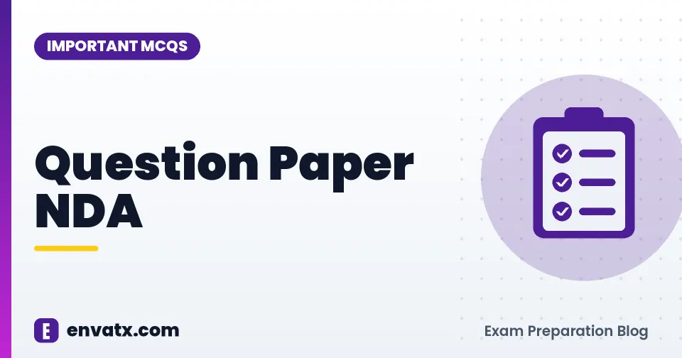 Question Paper NDA