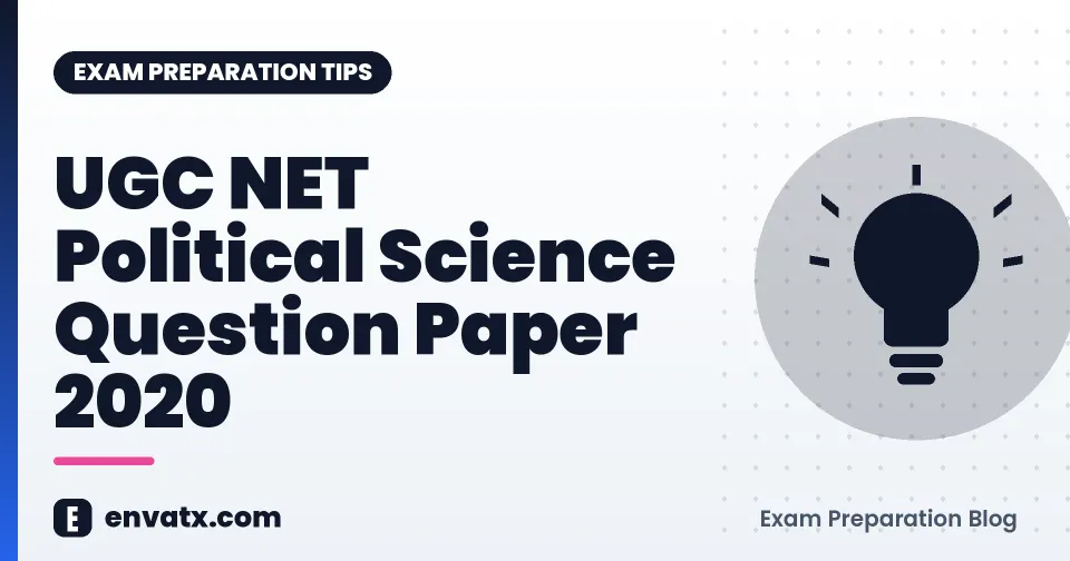 UGC NET Political Science Question Paper 2020