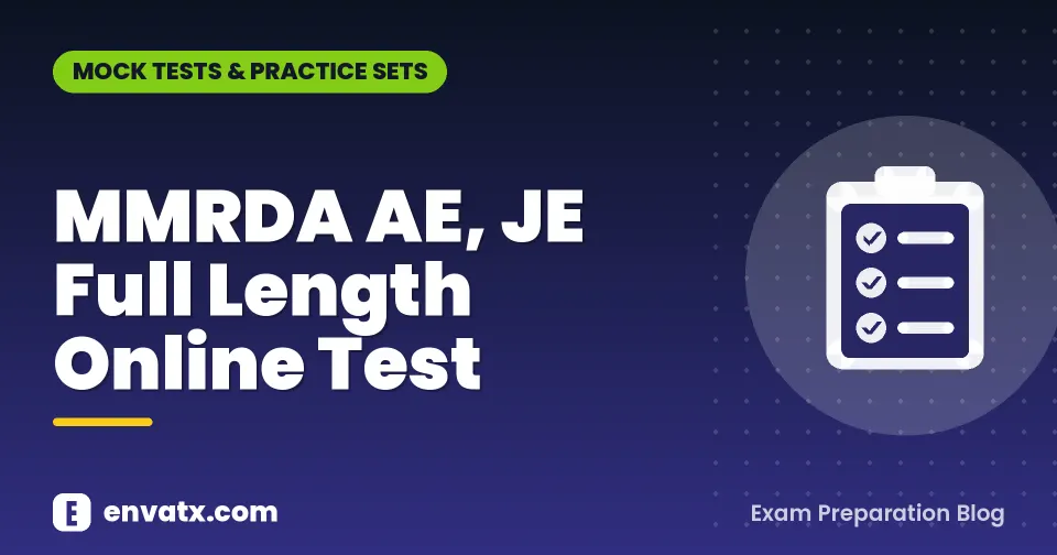 MMRDA AE, JE Full Length Online Test