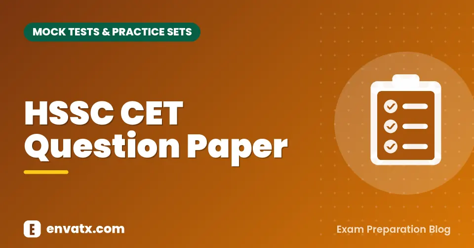 HSSC CET Question Paper