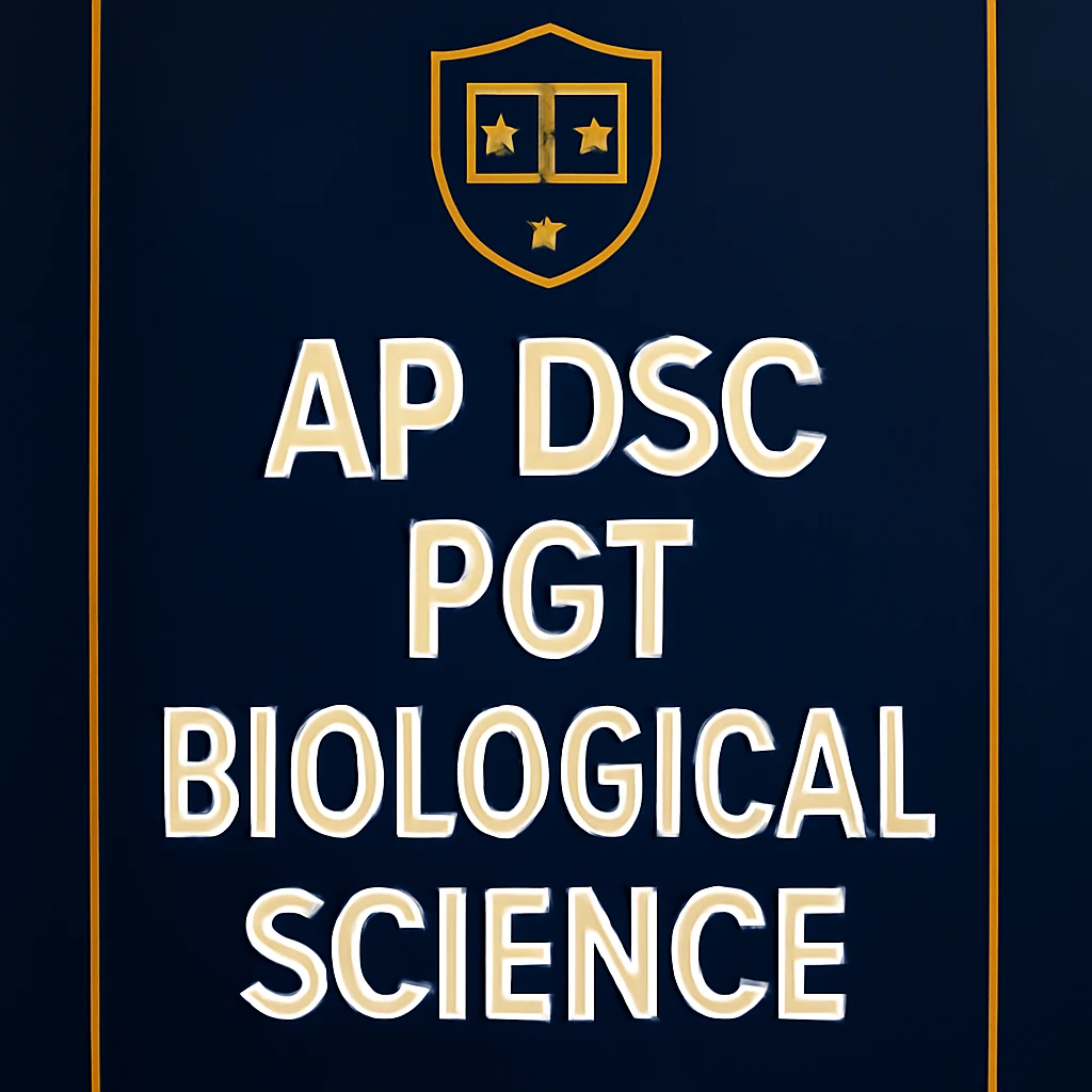 AP DSC PGT Biological Science