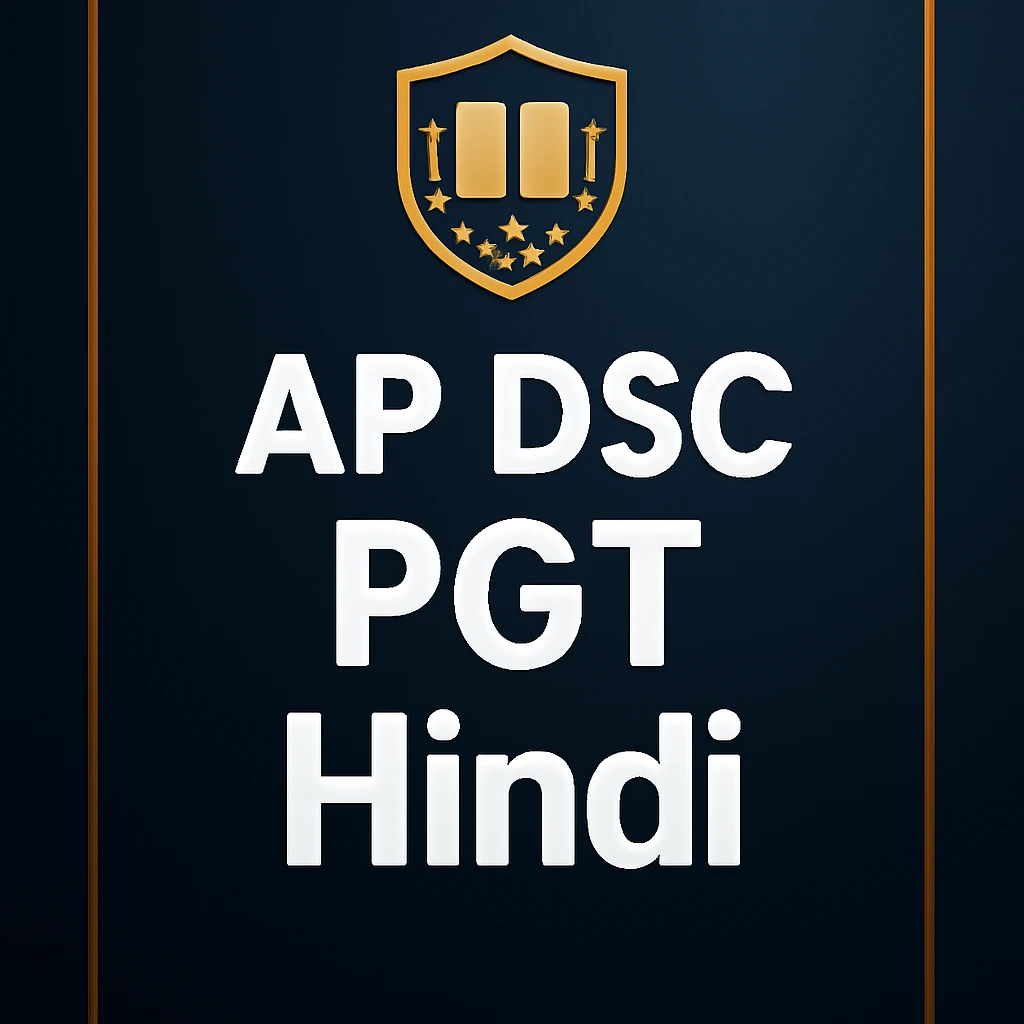 AP DSC PGT Hindi