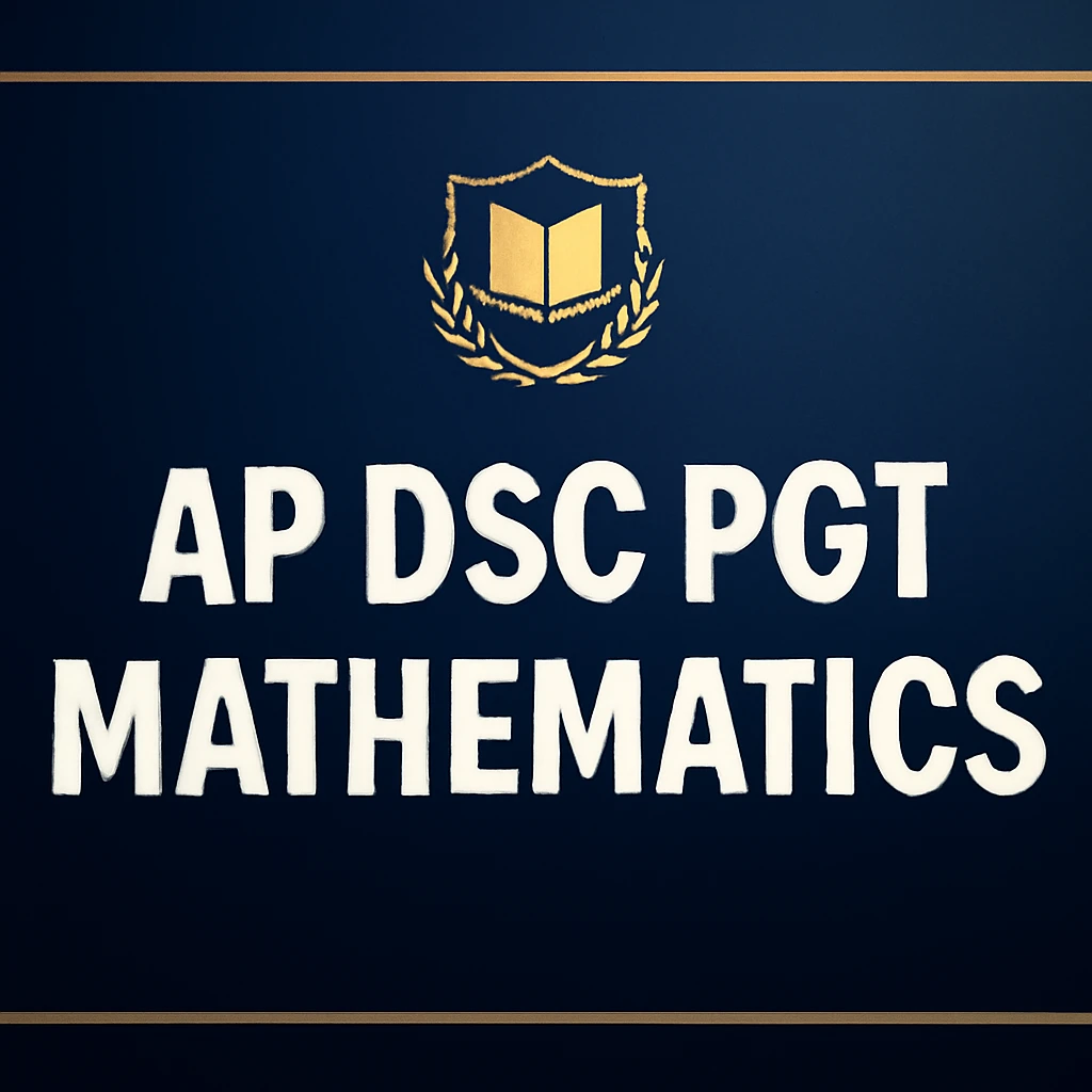 AP DSC PGT Mathematics