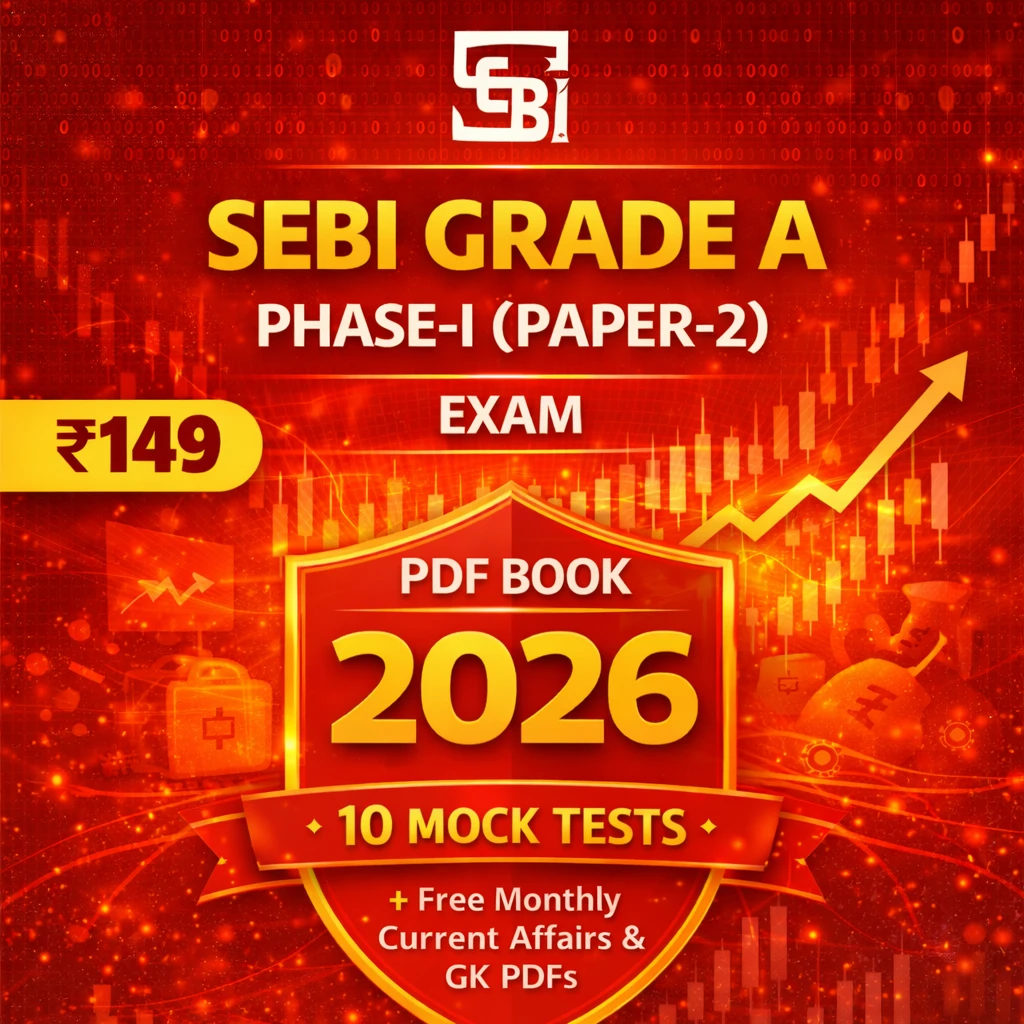 Sebi Paper Pattern SEBI Grade A Phase-I (Paper-2) Exam 2026 PDF Book in English with 10 ...