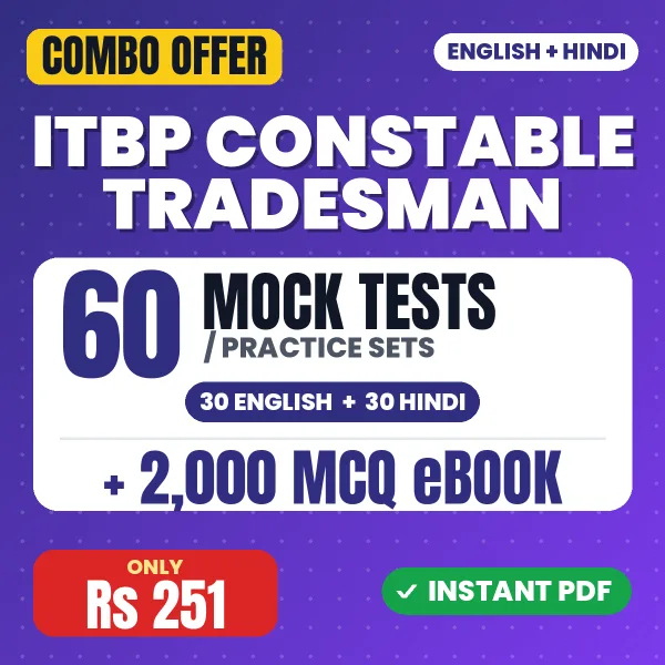 ITBP Constable Tradesman combo