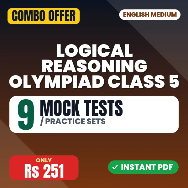 2. Logical Reasoning Olympiad - Class 5 – 9 Most Important Mock Tests / Practice Sets | English Medium PDF Download