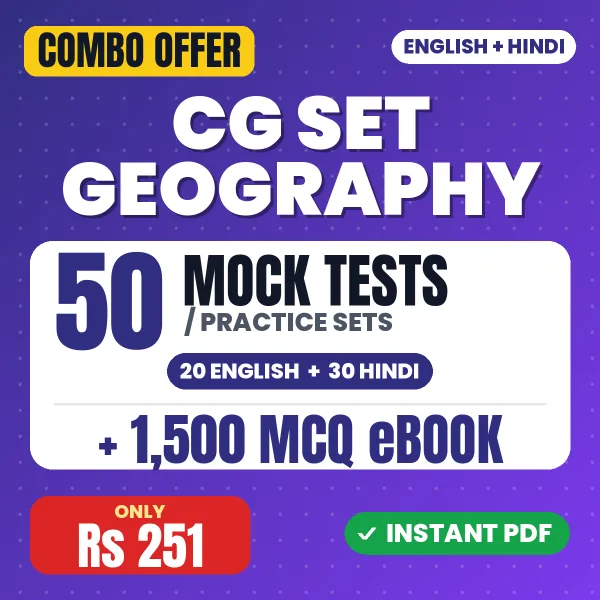 CG SET Geography combo