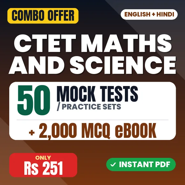 CTET Maths and Science combo
