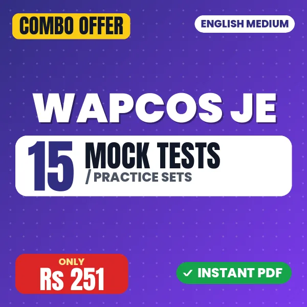 WAPCOS JE combo