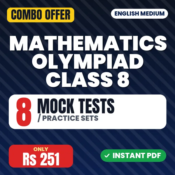 2. Mathematics Olympiad Class - VIII – 8 Most Important Mock Tests / Practice Sets | English Medium PDF Download