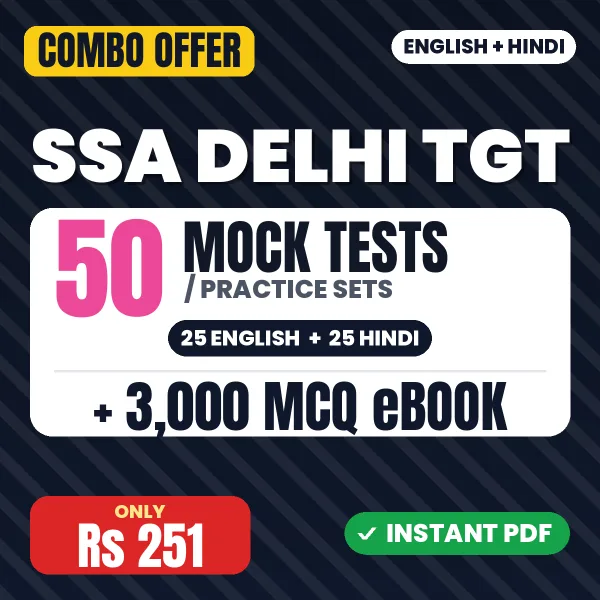 SSA Delhi TGT combo