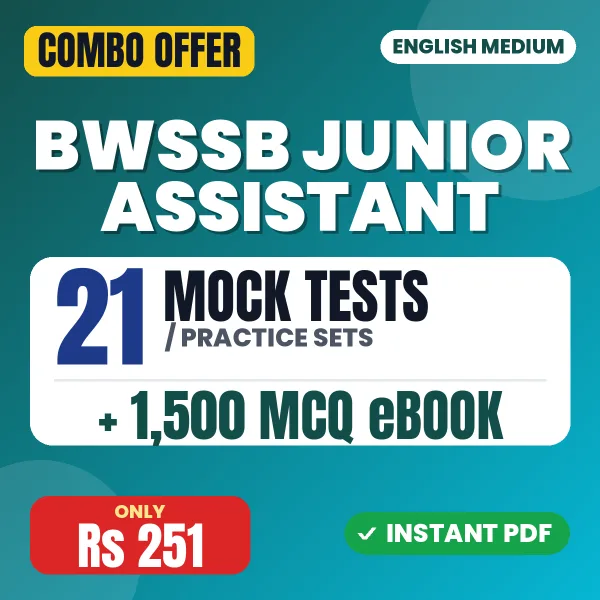 BWSSB Junior Assistant combo