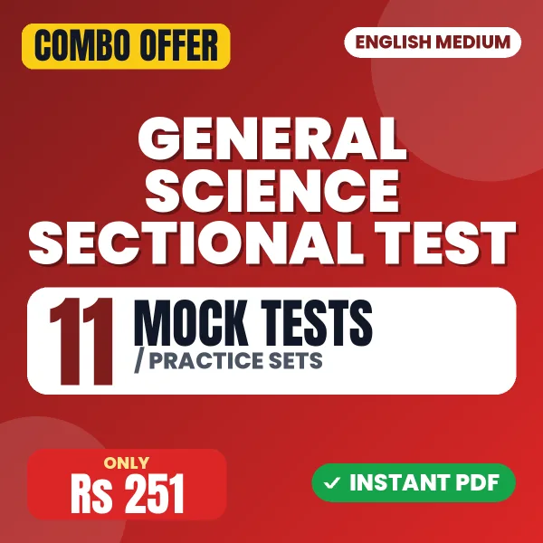 1. General Science Paper – 11 Most Important Mock Tests / Practice Sets | English Medium PDF Download