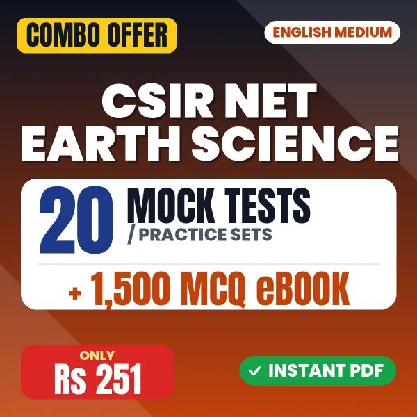 CSIR NET Earth Science combo