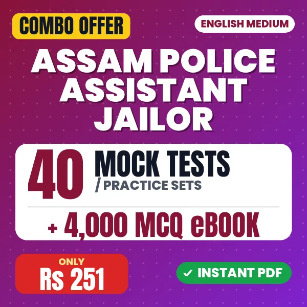 Assam Police Assistant Jailor combo