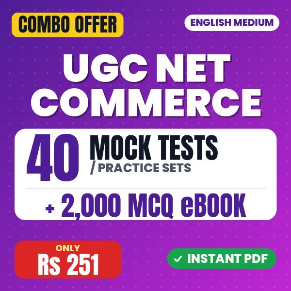 UGC NET Commerce combo